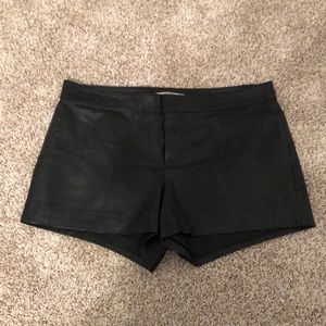 BB Dakota Leather Shorts size 6